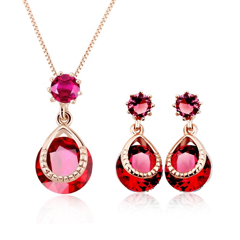 Jewelry Set AGSS-8008 Wholesale Wedding Jewelry Cubic Zircon Jewelry Set High Quality