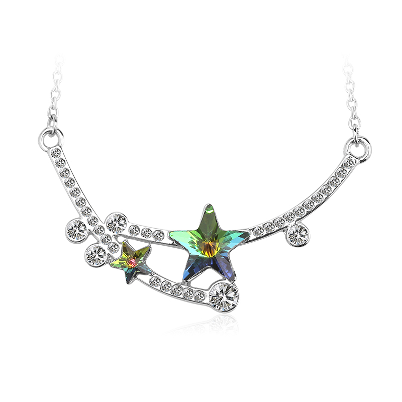 Necklace AGN16031 Cubic Zirconia Star shape choker necklace jewelry Gift Fashion Party Jewelry