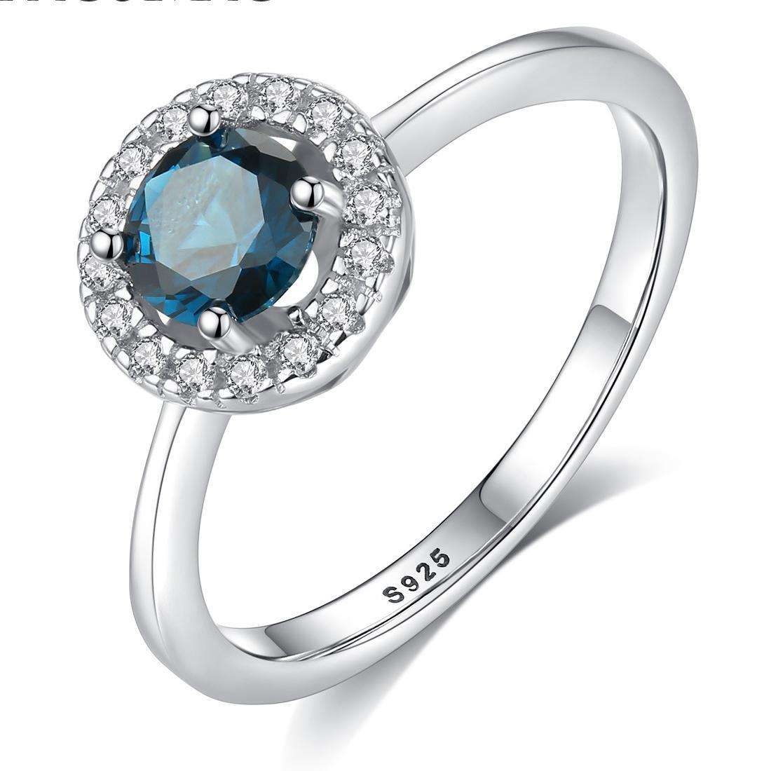 Factory Price Austrian Crystal Zircon 925 Sterling Silver Rings Beautiful Fashion Gift Jewelry for woman Y70426