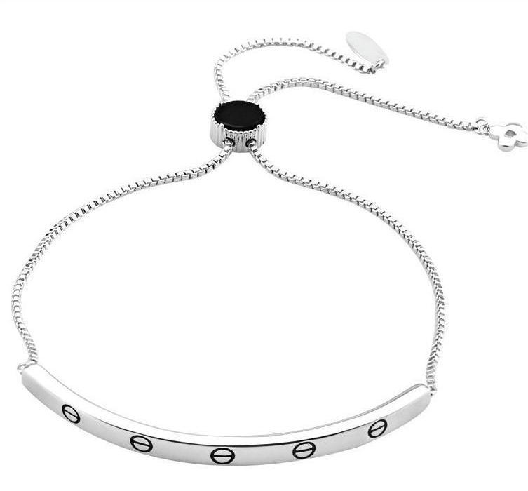 Small MOQ New Arrival Fashion Personality White Gold Plated Bracelet Trendy Beautiful Gift Jewelry Bracelet 30336