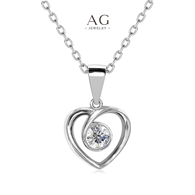 AG Copper Heart Pendant Necklace B2B Supplier AGMP178