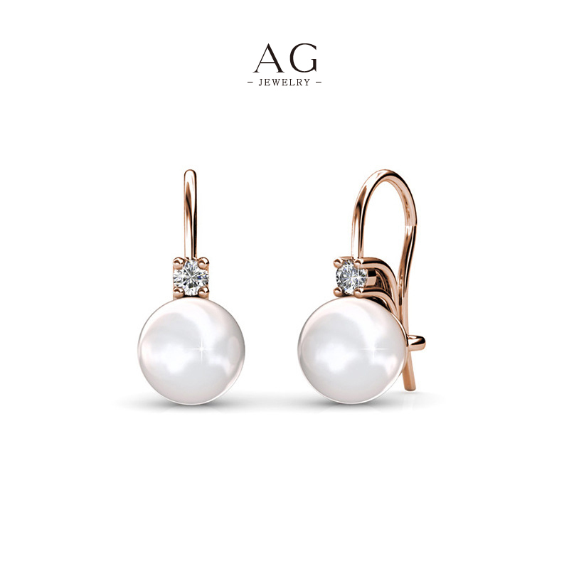 AG Delicate Crystal Studs Fine Jewelry Collection AGDES0001