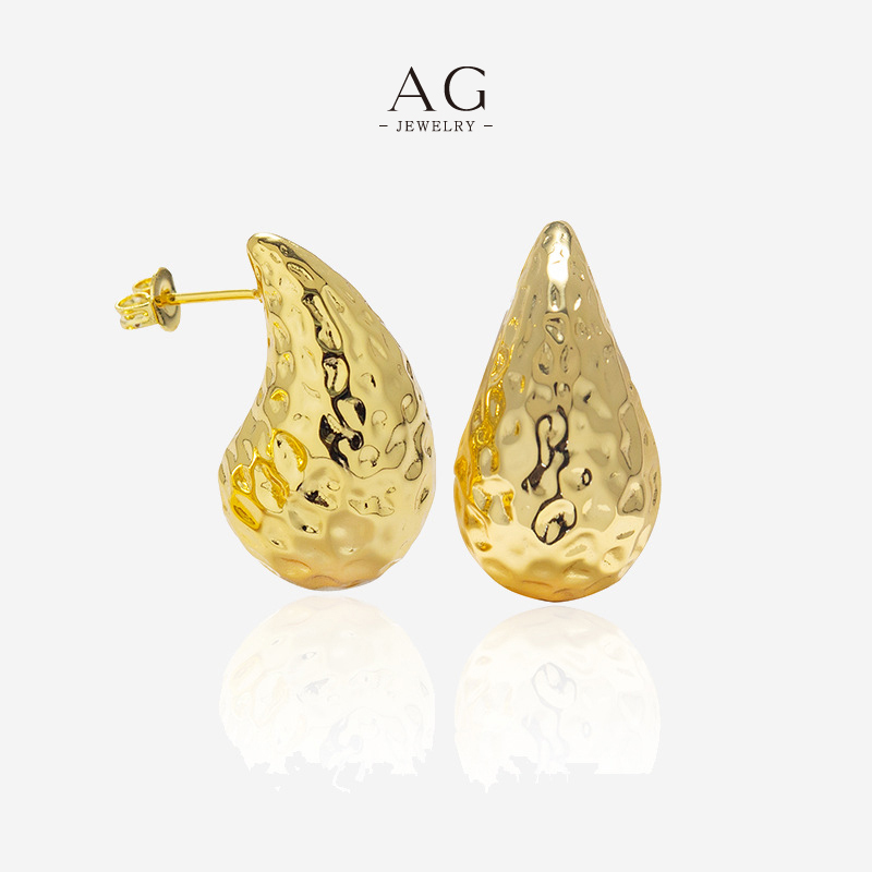 AG Daily Wear Stud Earrings Custom Logo Service AGDE0842