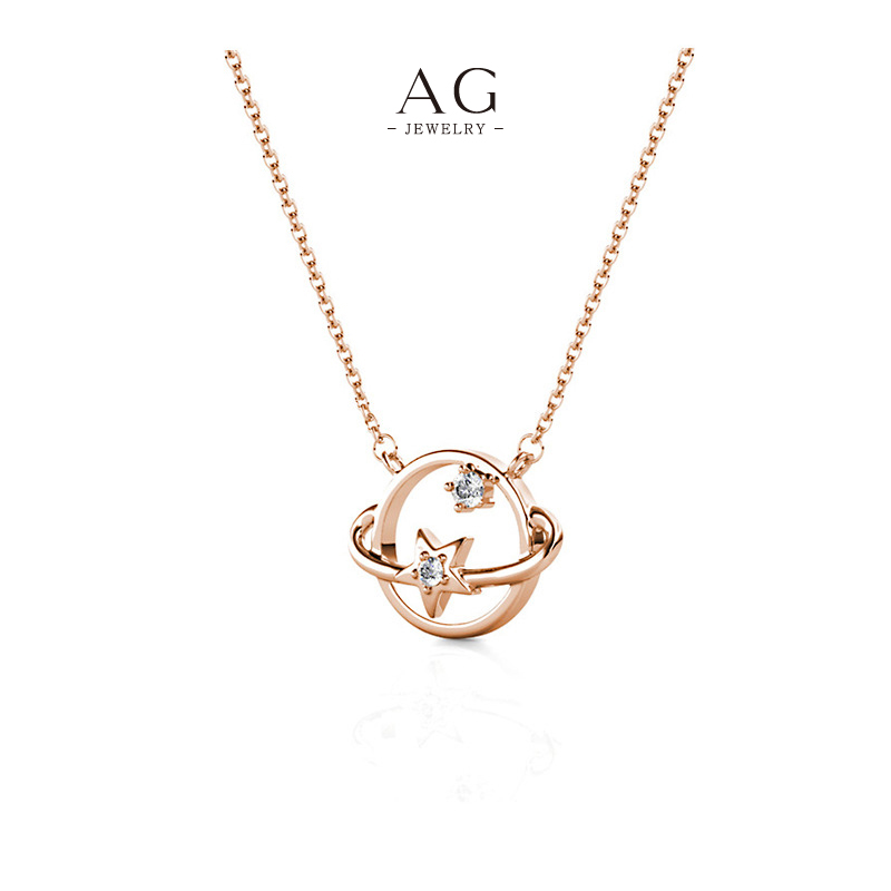 AG Planetary Pendant Necklace Celestial Jewelry Collection AGDPS0264