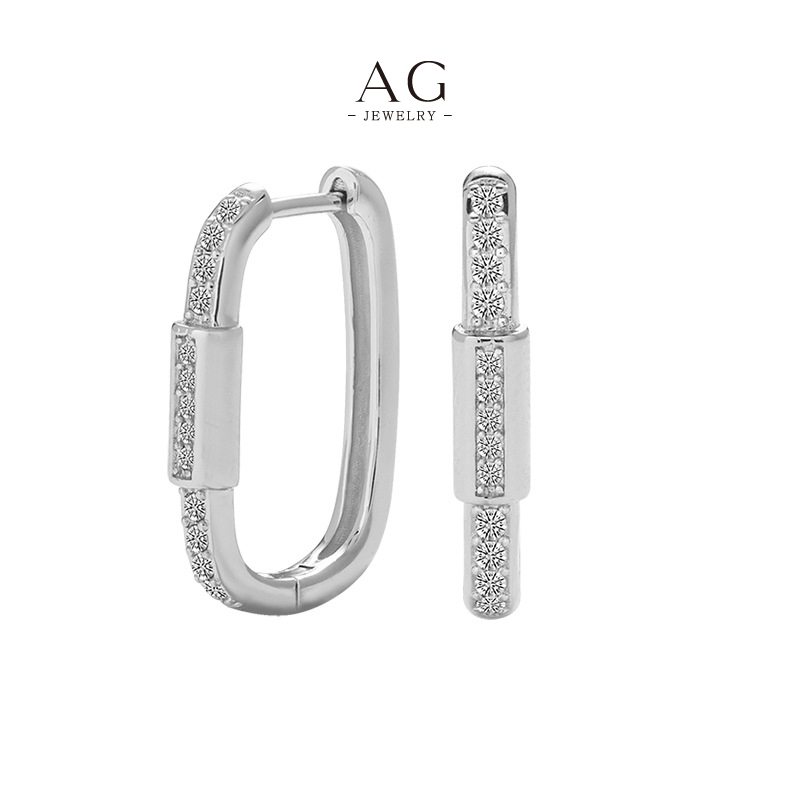 AG Crystal Stud Earrings Birthday Gift Set Bulk Order Supplier AGDE0780