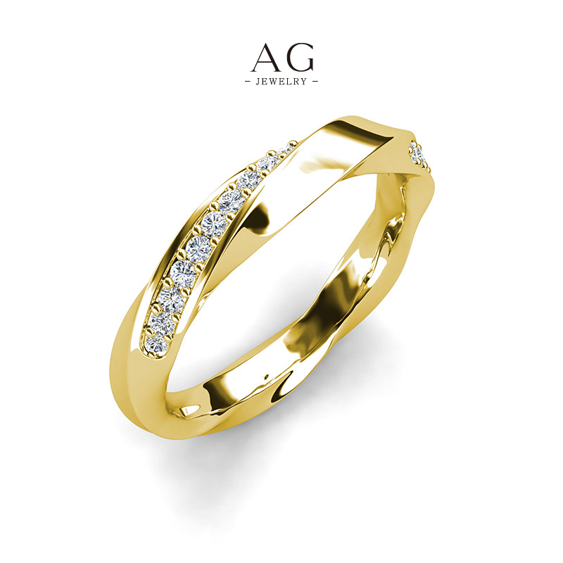 AG Zirconia Eternity Ring Wedding Band Collection Small MOQ AGDR0131