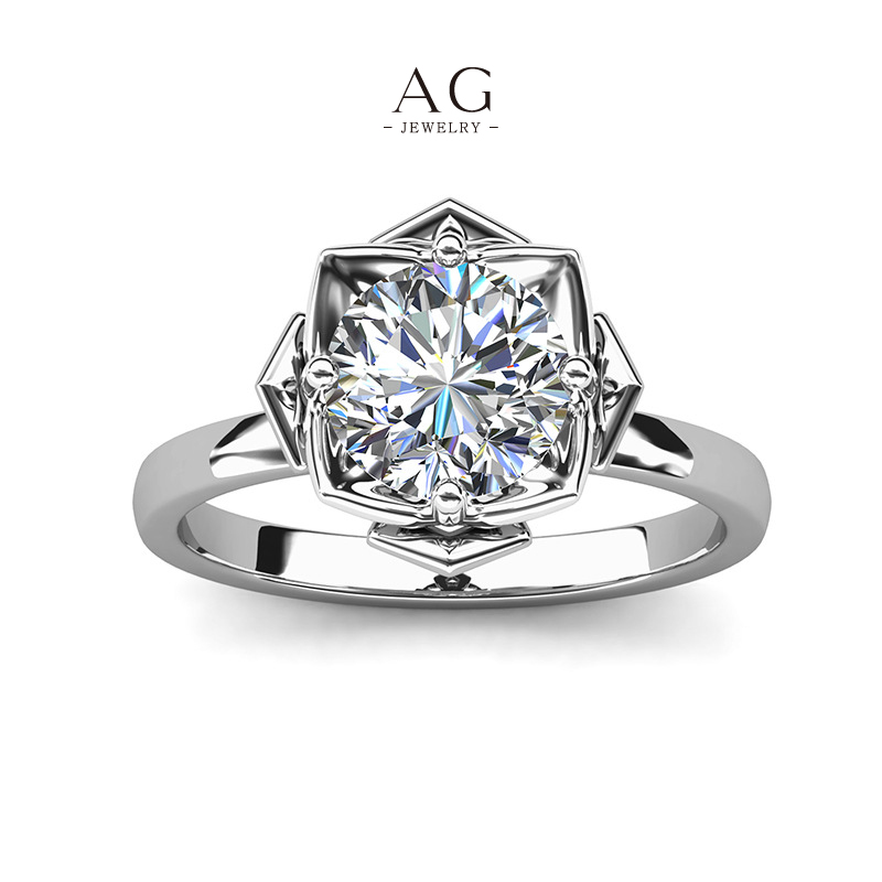 AG Custom Cut Zirconia Ring Unique Design Service AGMR116