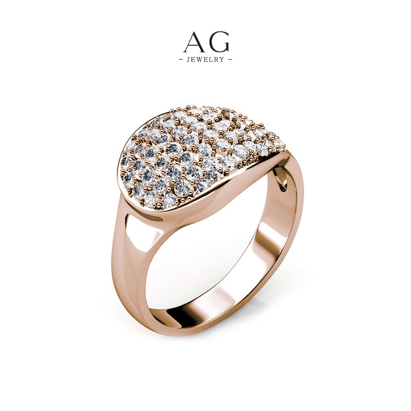 AG Minimalist Zirconia Band Everyday Luxury Jewelry AGDRS0171
