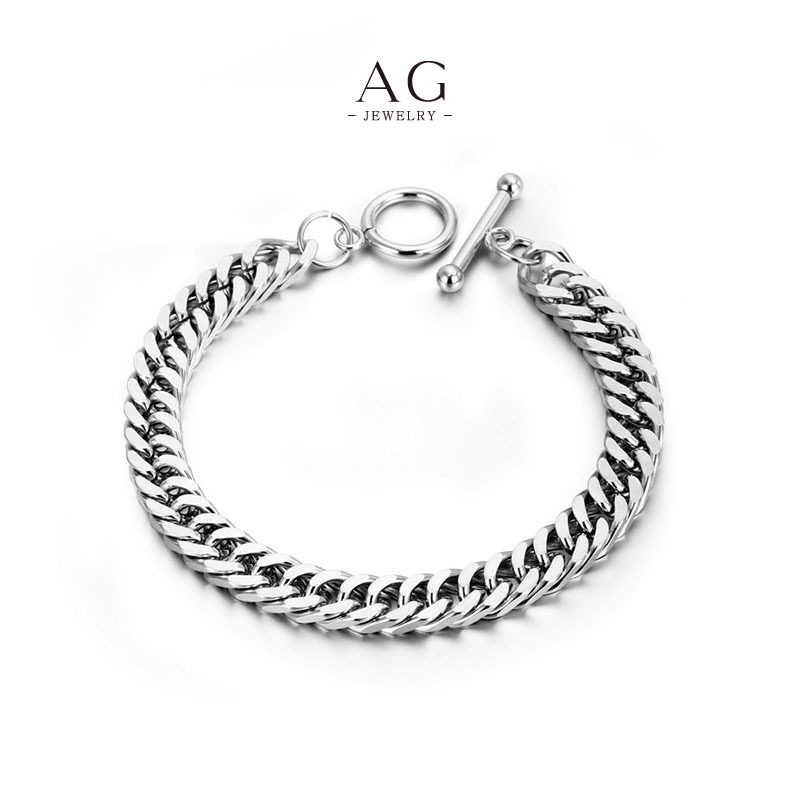 AG Men's Stainless Steel Jewelry Bracelet Direct Factory Price OEM Service AG JEWELRY AGYL160