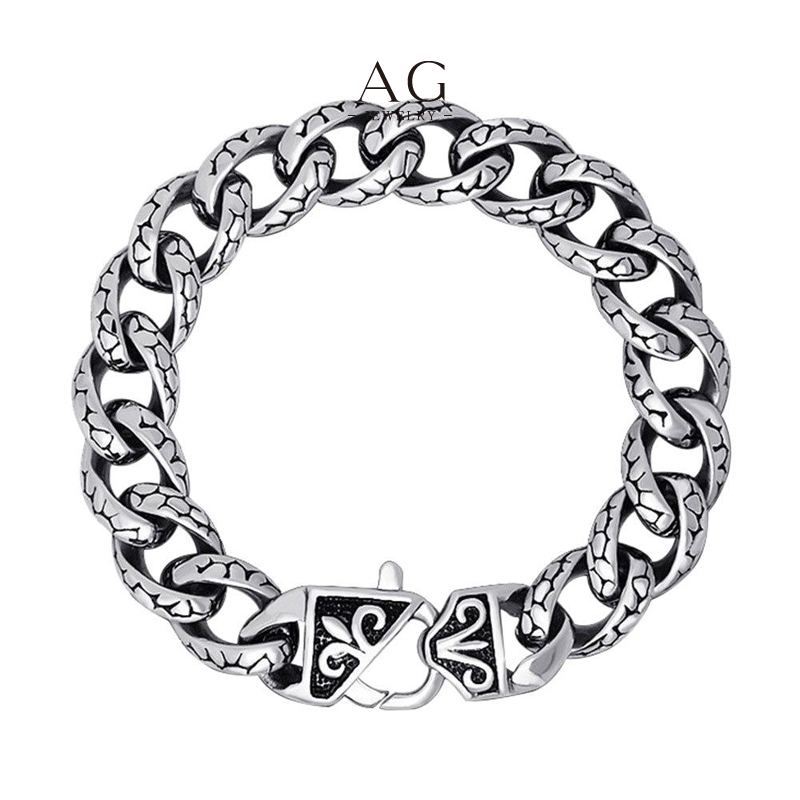 AG Men's Stainless Steel Armband Wholesale Supplier Small Order AGCE351