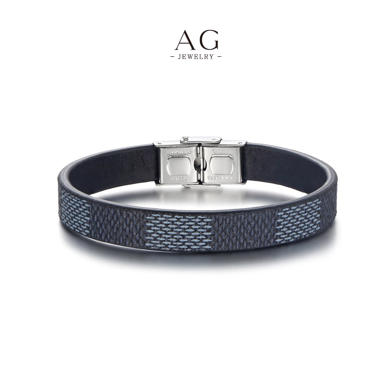 AG Men's PU Strap Bracelet Wholesale Price B2B Supplier AGYL269
