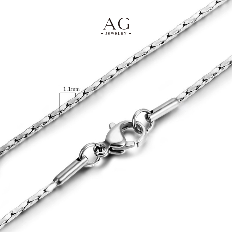 AG Men‘s Metal Chain Necklace Available In Lengths Trade Price AGCE549