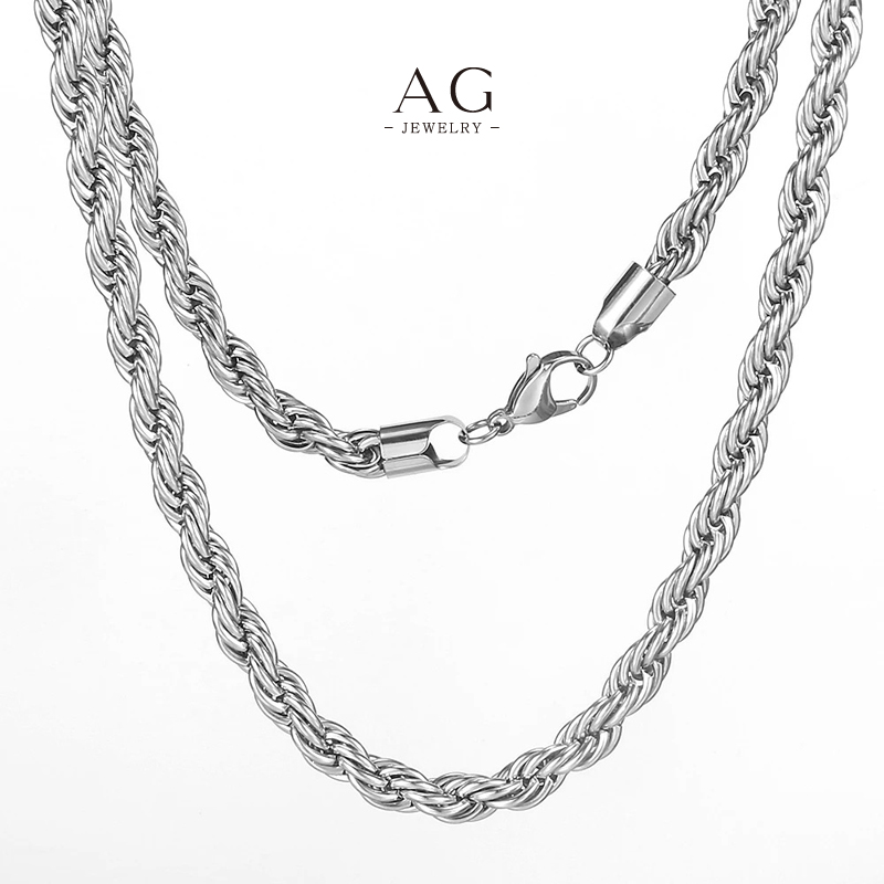 AG Men‘s Stainless Steel Chain Necklace Bulk Wholesale Supplier AG JEWELRY AGH721
