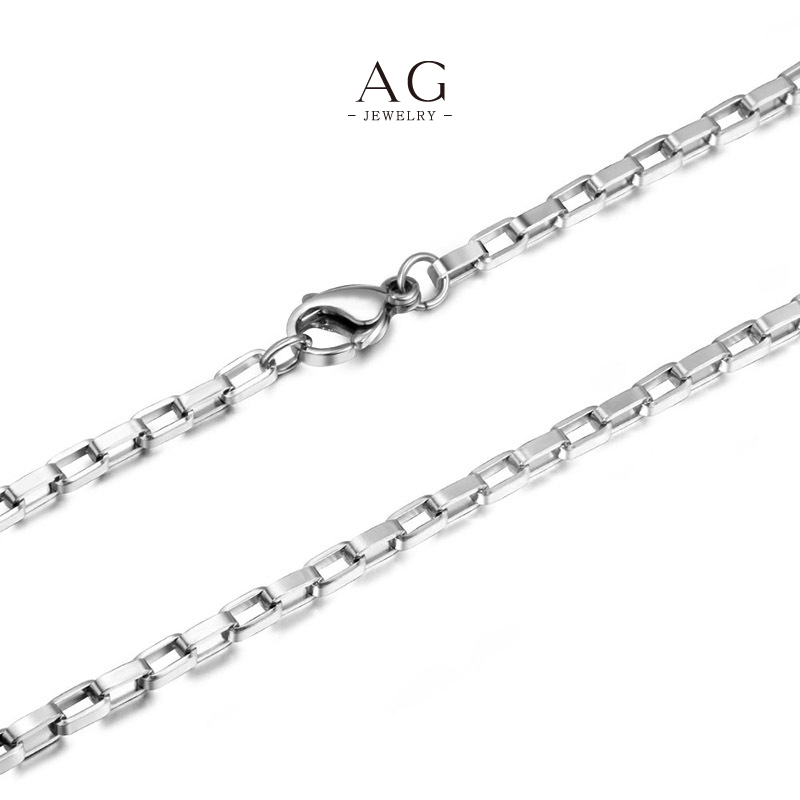 AG Men’s Steel Necklace Assortment Retail Ready Packaging AGCE503