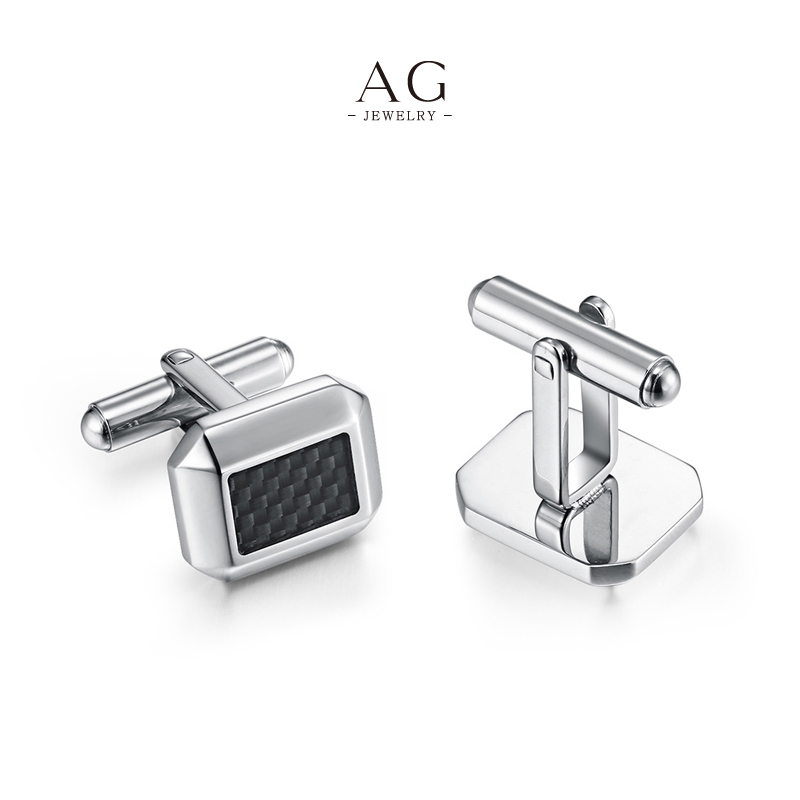 AG Men‘s Stainless Steel Cufflinks Corporate Gift Set Bulk Order AG JEWELRY AGXK013