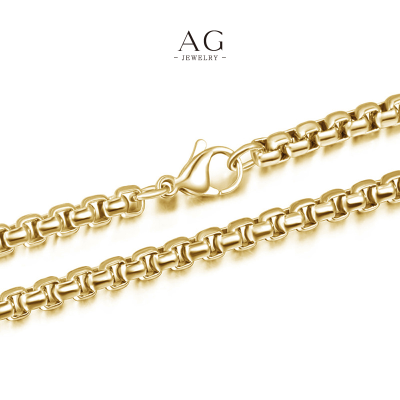 AG Men‘s Link Necklace Line BSCI Certified Factory AGEE401