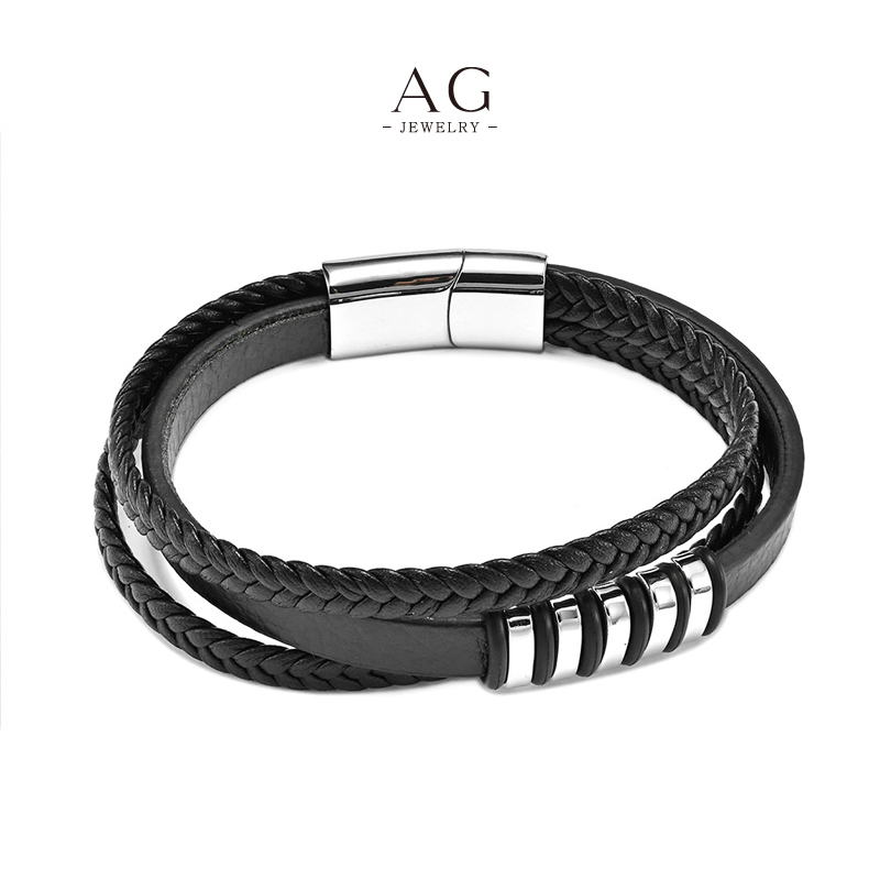 AG Men's Adjustable Strap Bracelet Wholesale Priced Lots AGSL033 