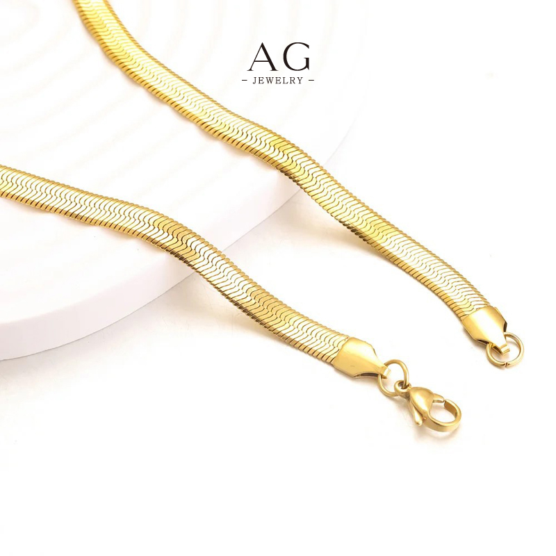 AG Men’s Steel Link Necklace OEM Manufacturer Small Order AGH706 