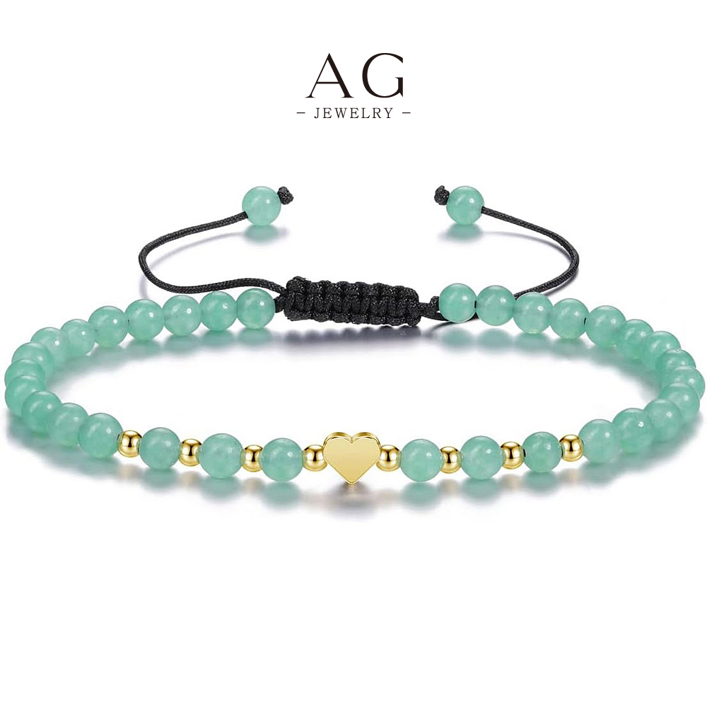 AG Amethyst Rose Quartz Jade Agate Bead Bracelet Harmonizing Energy Jewelry Line Bulk Order Supplier AG5709 