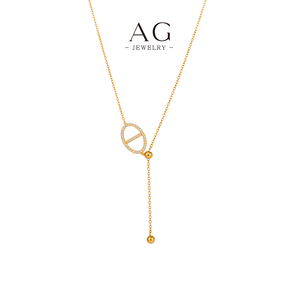 AG Luxury Design Stainless Steel Necklace Small MOQ Manufacturer AGP217