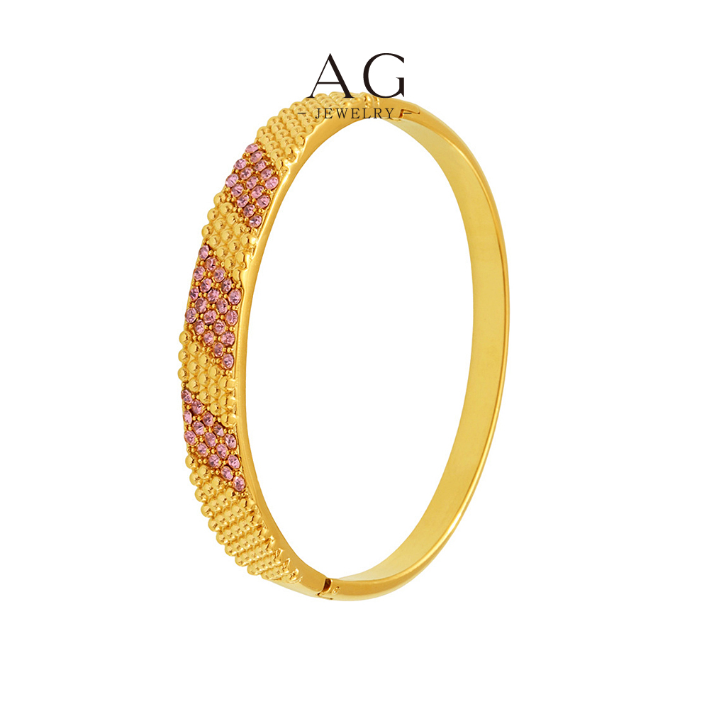 AG Stainless Steel Classic Bangle Timeless Stackable Jewelry AGZ398