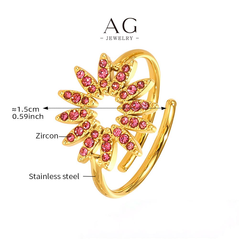 AG Sunflower Jewelry Set Necklace Bracelet Garden Theme Collection AGTXA306