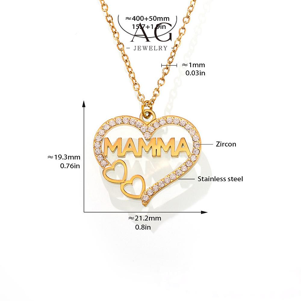 AG Stainless Steel Jewelry Set Stackable Everyday Collection Gift Ready AGTXP218