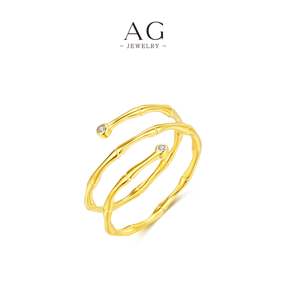 AG Multi Coil Ring Set 925 Sterling Silver Stackable Spiral Jewelry AGJ5272