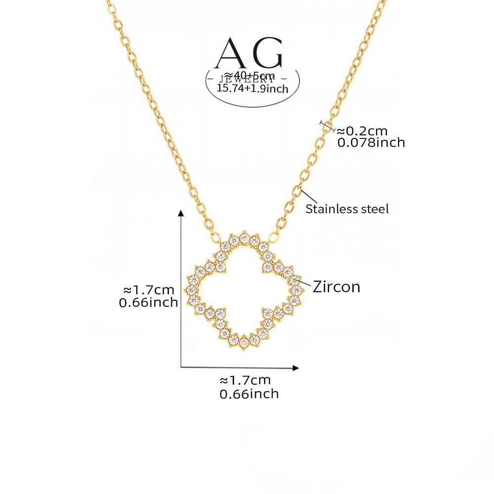 AG Four Leaf Clover Jewelry Set Lucky Charm Green Theme Collection AGTXP305