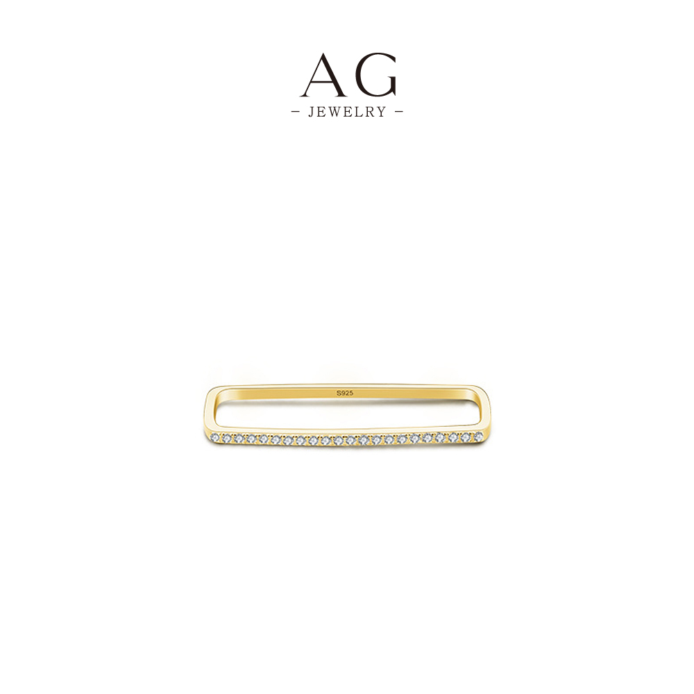 AG Ear Cuff Chain Jewelry 925 Sterling Silver Ear Climber AGRHE671