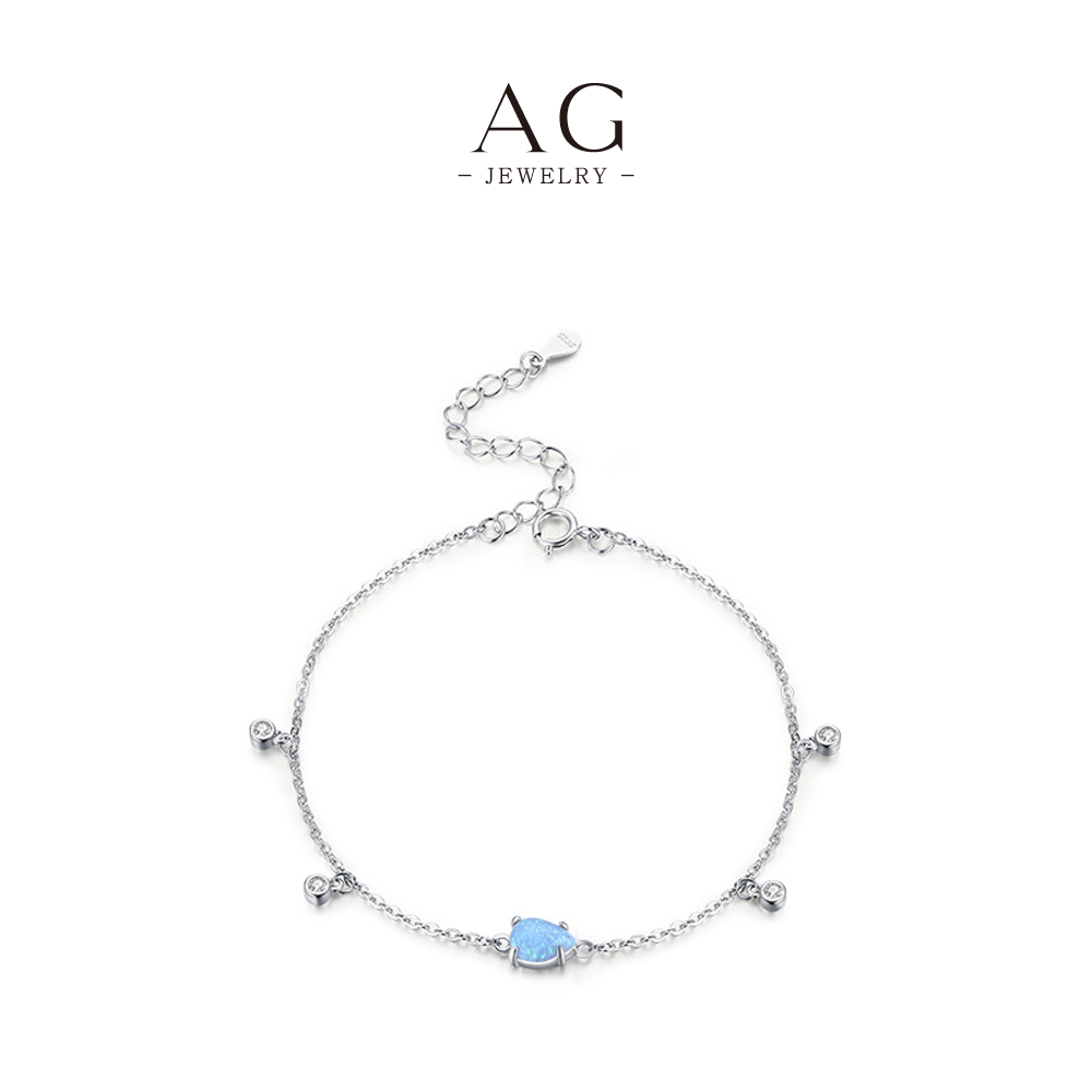 AG Multi Charm Drop Bracelet 925 Sterling Silver Layered Statement Jewelry AGRHB1258
