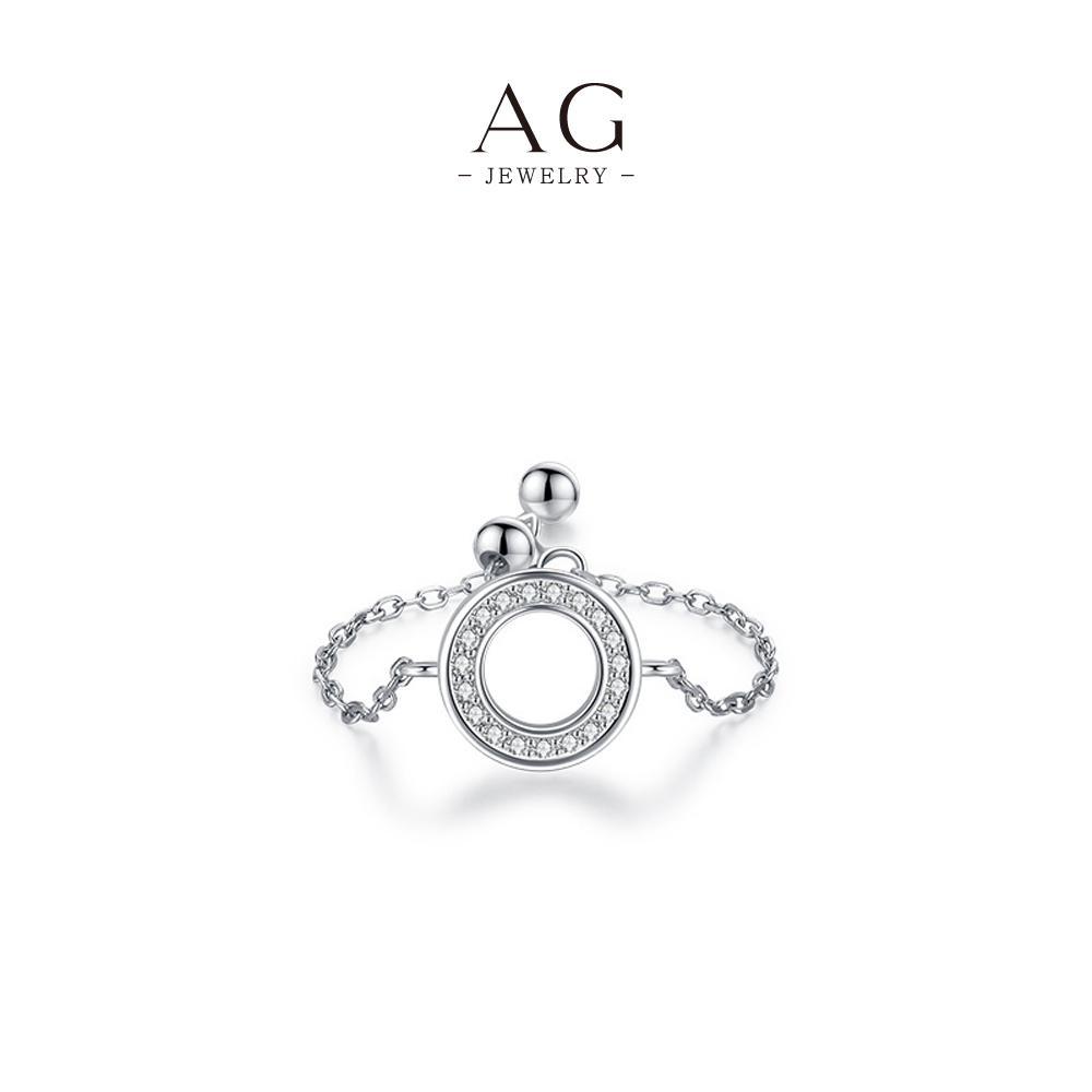 AG Adjustable Geometric Ring Set 925 Sterling Silver Multi Shape Stackable Collection AGRHR1184