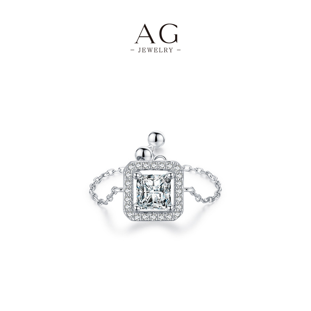 AG Adjustable Geometric Ring Set 925 Sterling Silver Multi Shape Stackable Collection AGRHR1183