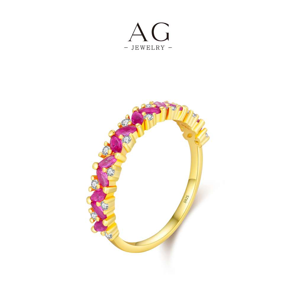 AG Fuchsia Raw Zircon Ring 925 Sterling Silver Artisan Statement Jewelry AGRHR1642