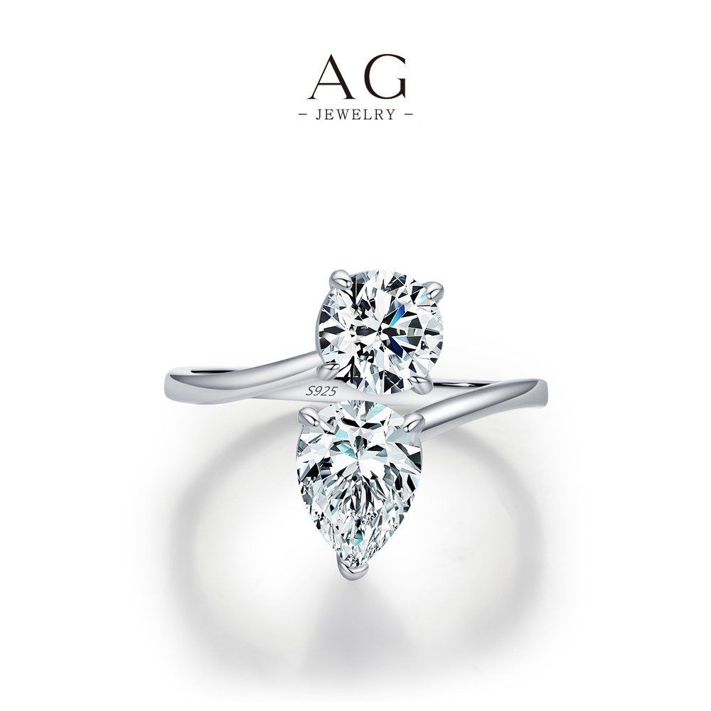 AG JEWELRY Architectural Arc Ring 925 Sterling Silver Modern Sculpture Jewelry AGRHR1786