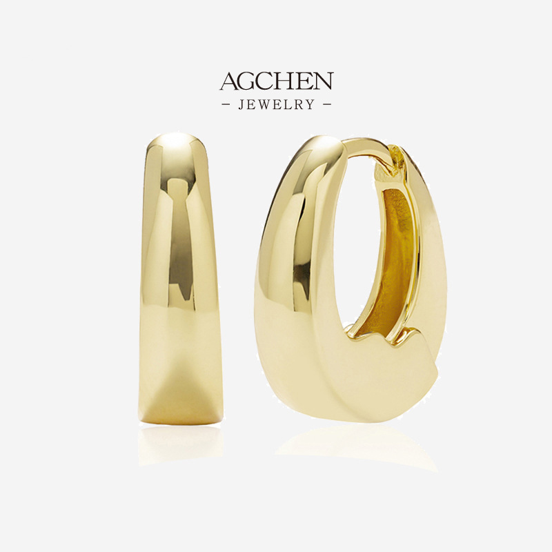 AGCHEN Dainty Crystal Earrings Delicate Jewelry Worldwide Shipping AGDE0789