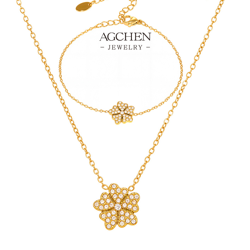 AGCHEN Statement Jewelry Set Bold Pieces Conversation Starting Collection AGTXE291