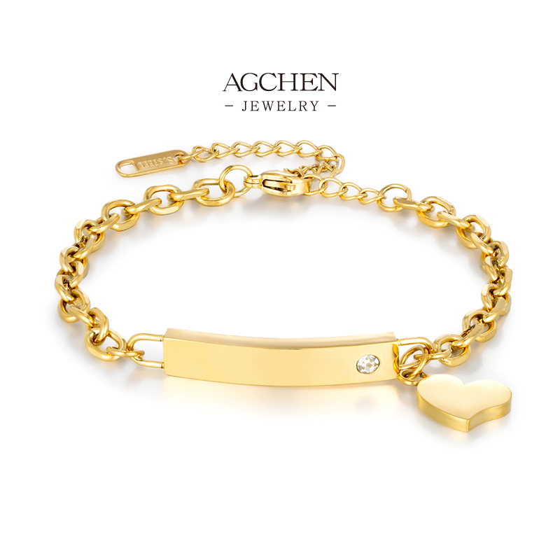 AGCHEN Stainless Steel Bestseller Link Bracelet Full Service Manufacturer B2B AGS1856