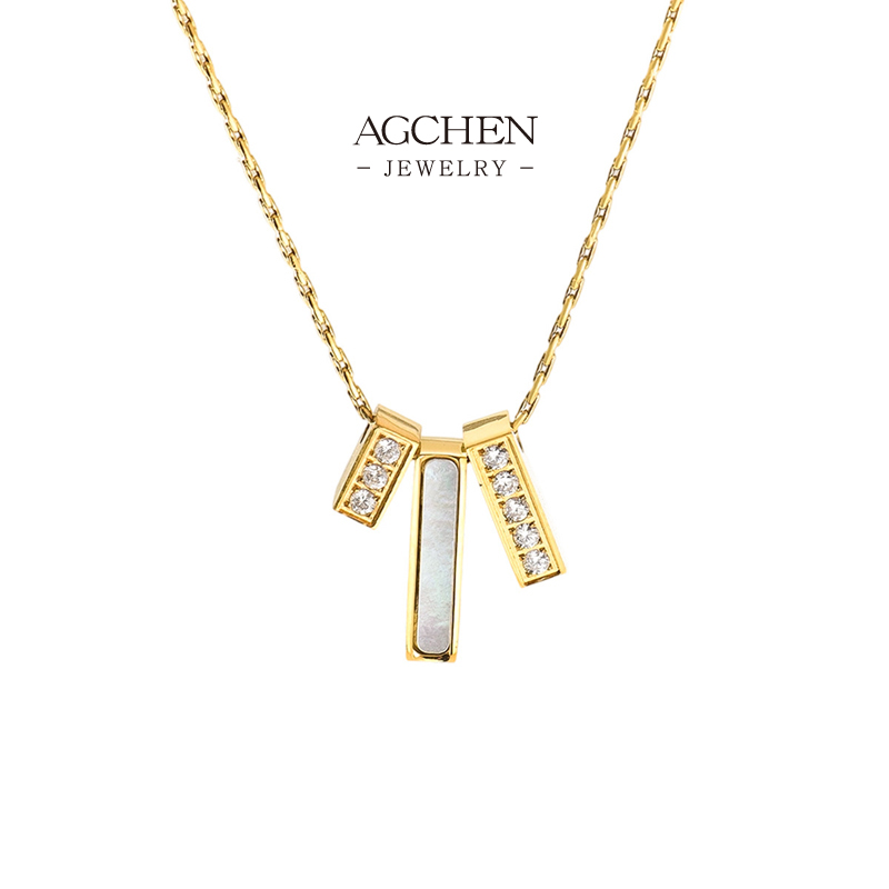 AGCHEN Stainless Steel Europe Bestseller Pendant Necklace One Stop Supply Chain Wholesale AGG2726