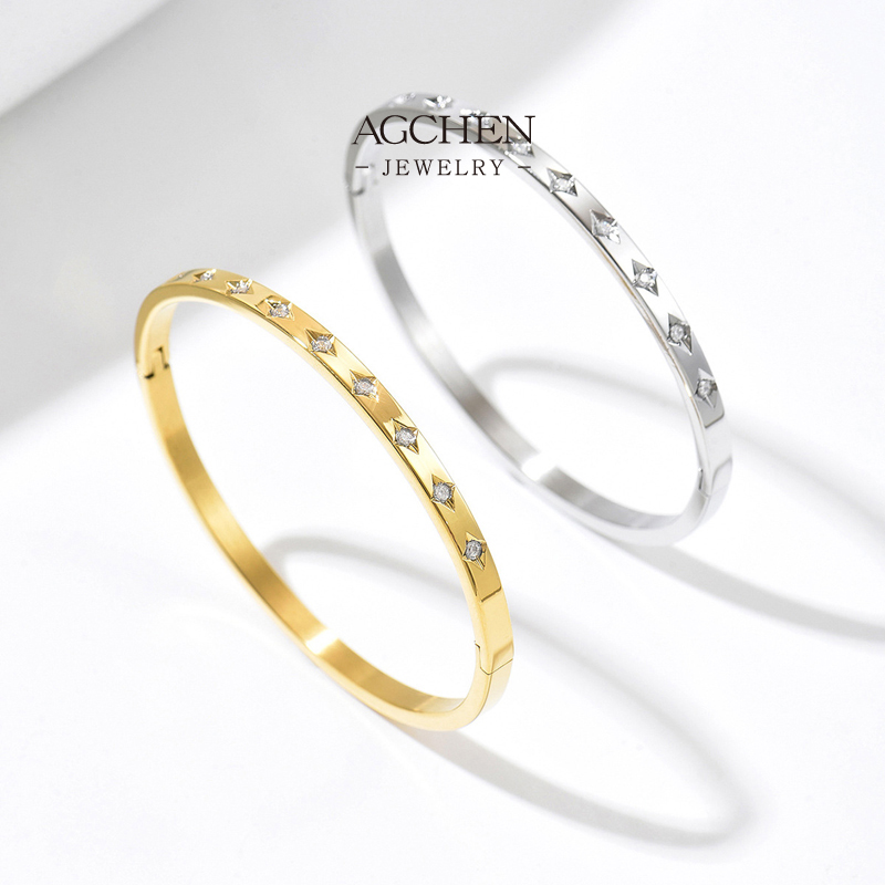AGCHEN Stainless Steel Classic Bestseller Bangle One Stop Supply Chain Wholesale AGH1185