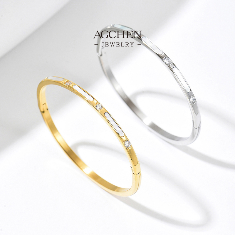 AGCHEN Stainless Steel Viral TikTok Hot Sale Cuff Full Service Manufacturer B2B Supplier AGH1186