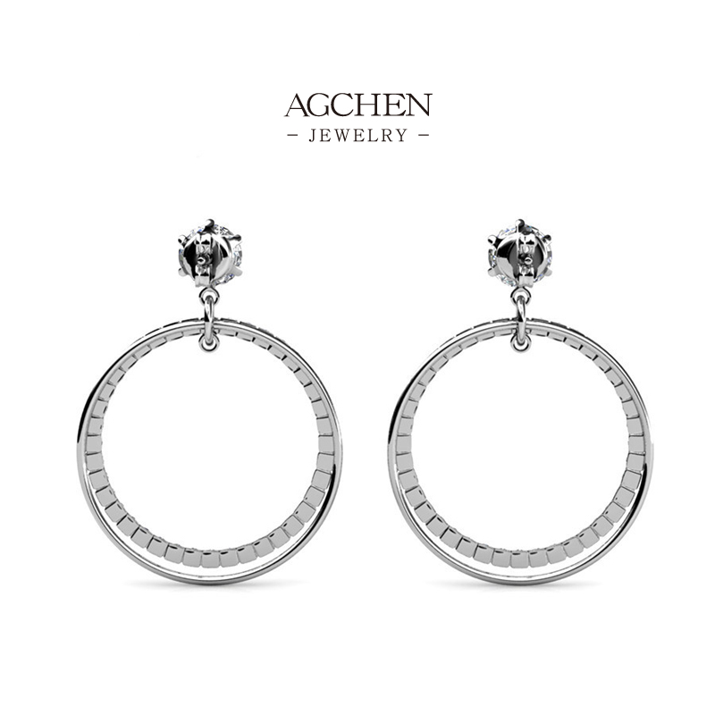 AGCHEN Modern Dangle Earrings Trendy Styles Bulk Order AGDES0190