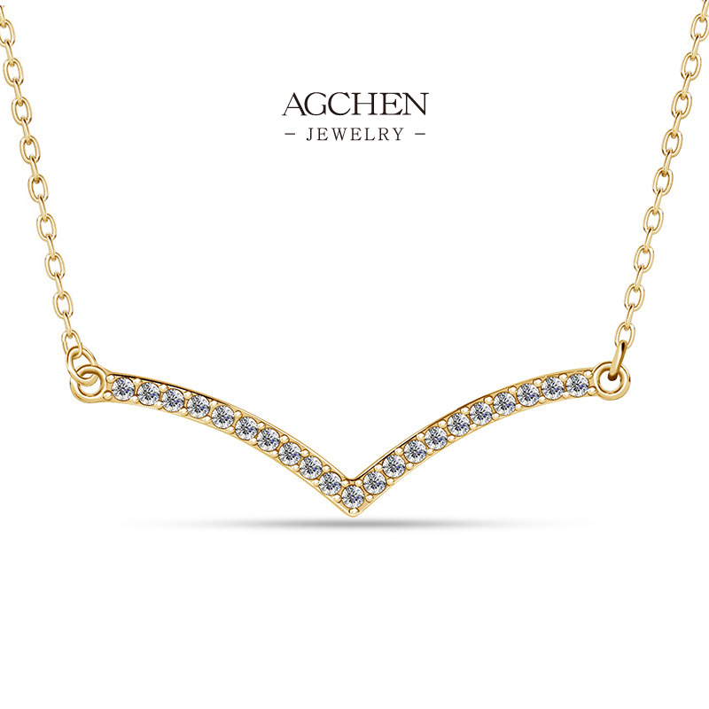 AGCHEN Elegant Statement Necklace Luxury Collection B2B Supplier AGDP0851