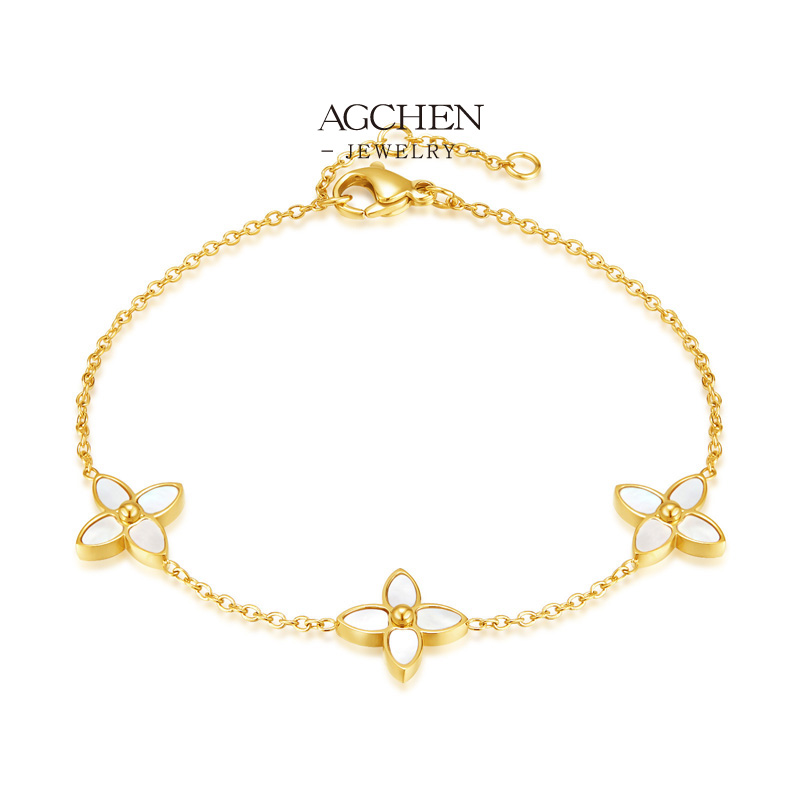 AGCHEN Stainless Steel Shell Charm Bracelet One Stop Service Integrated Supply Chain Wholesale Distributor AG1400