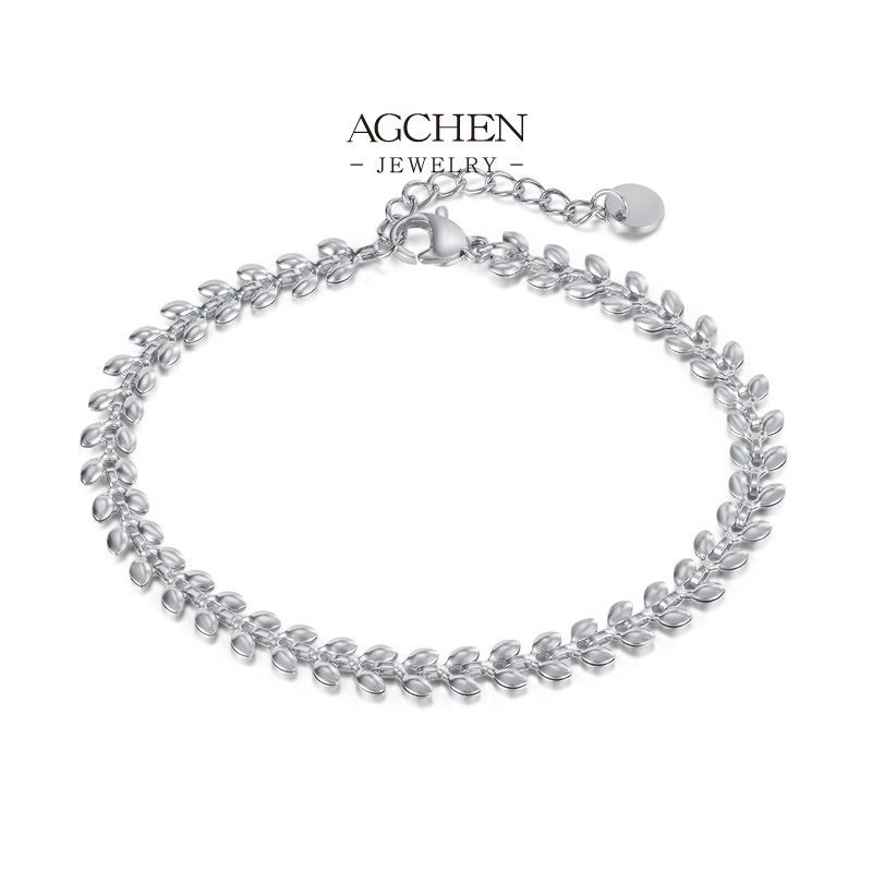 AGCHEN Stainless Steel Classic Chain Bracelet One Stop Supply Chain Complete Jewelry Source Wholesale Distributor AG1318